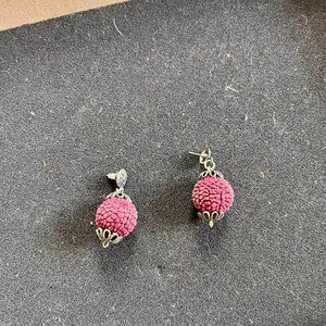 Pom Pom Earrings